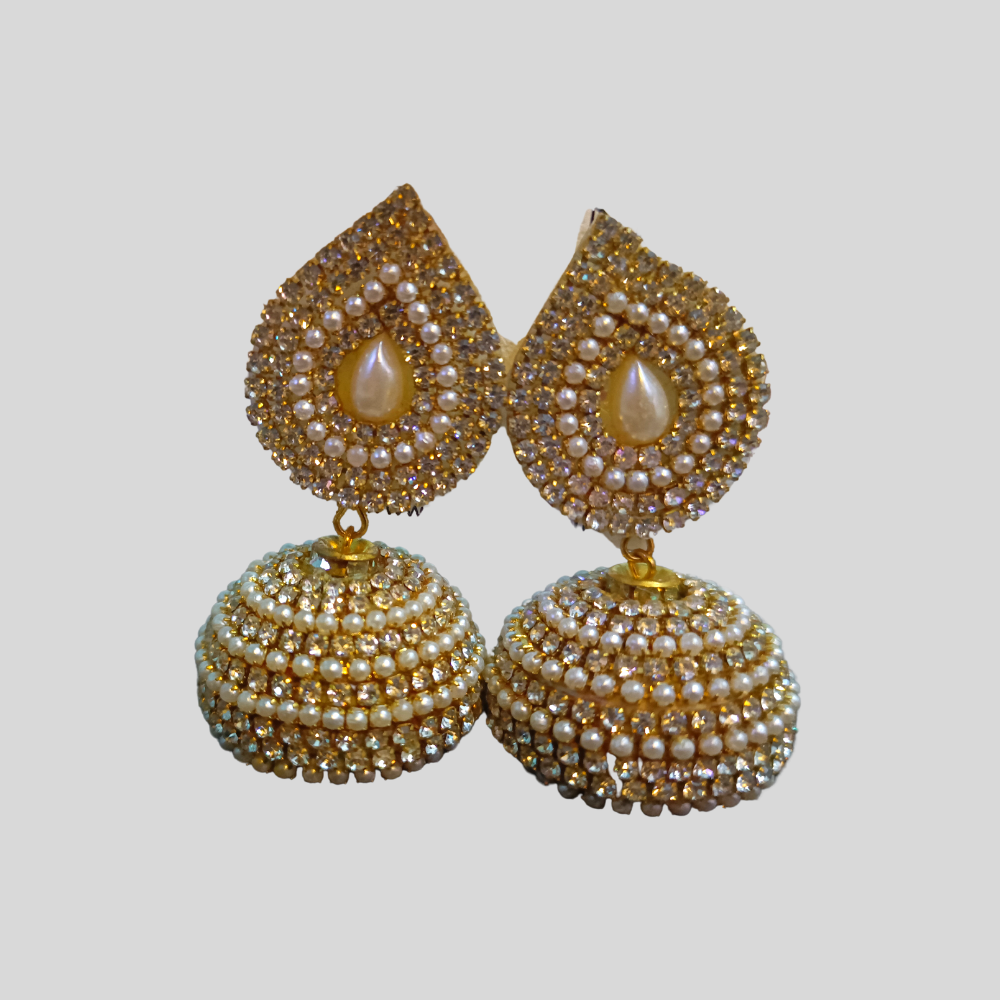 Diamond Jhumkas