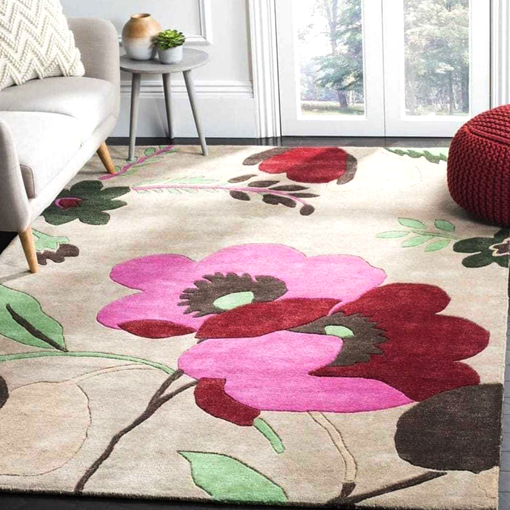 Flower Handtufted Rug