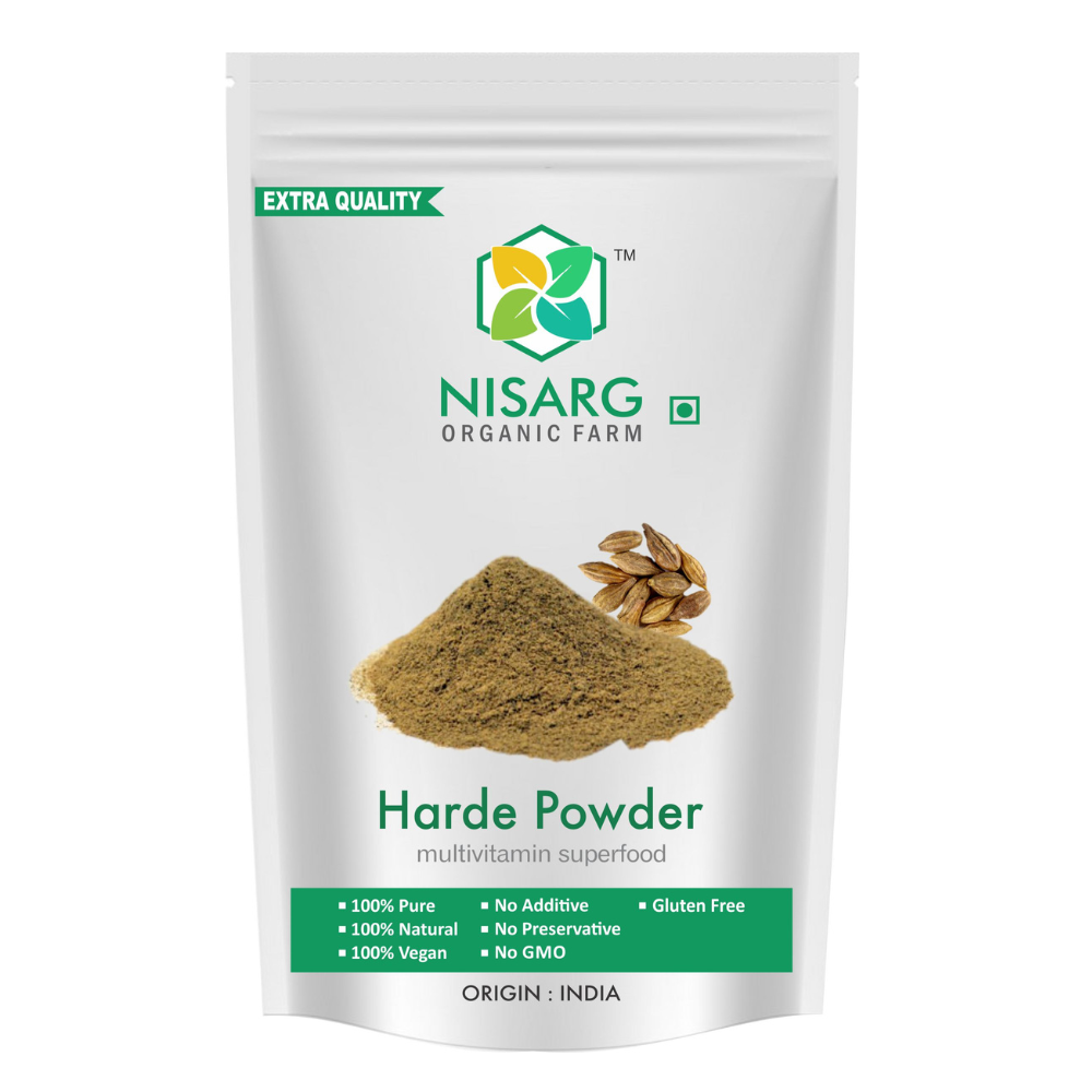 
                  
                    Nisarg Organic Farm Harde/Haritaki Powder
                  
                
