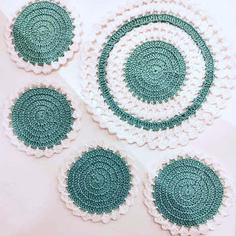 Handmade Table Top Crochets - Kreate