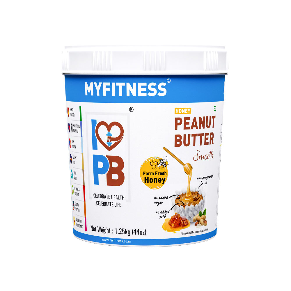 MyFitness Honey Smooth Peanut Butter (1250g)