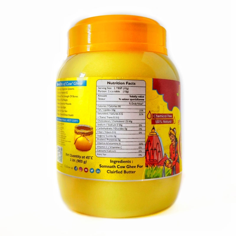 
                  
                    Kapu & Rancho internacional 100% Pure Somnath Cow Ghee
                  
                