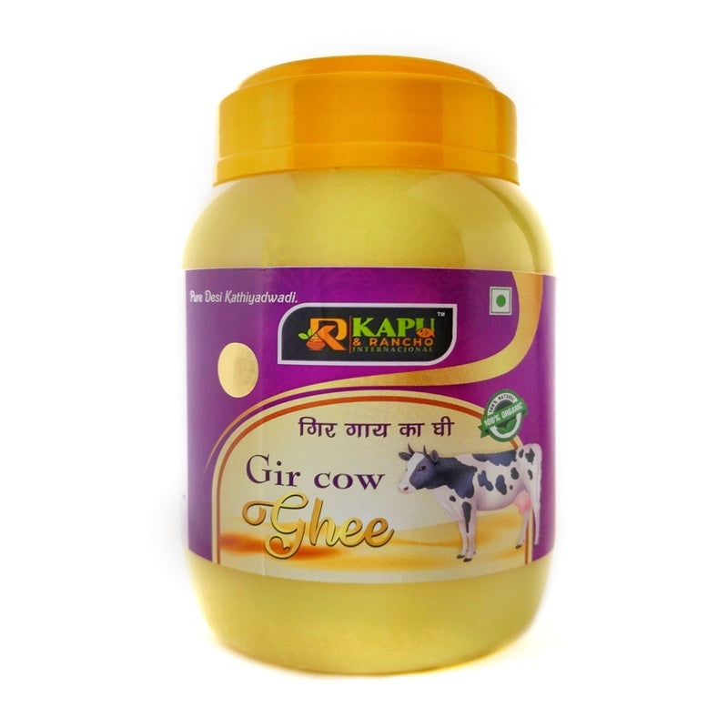 Kapu & Rancho internacional Gir Cow Ghee 100% Natural Pure Desi Danedar Ghee