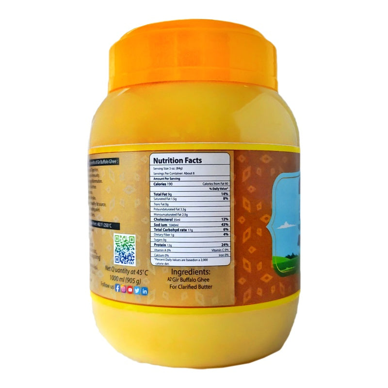 
                  
                    Kapu & Rancho internacional Pure A2 Gir Buffalo Cultured Ghee
                  
                