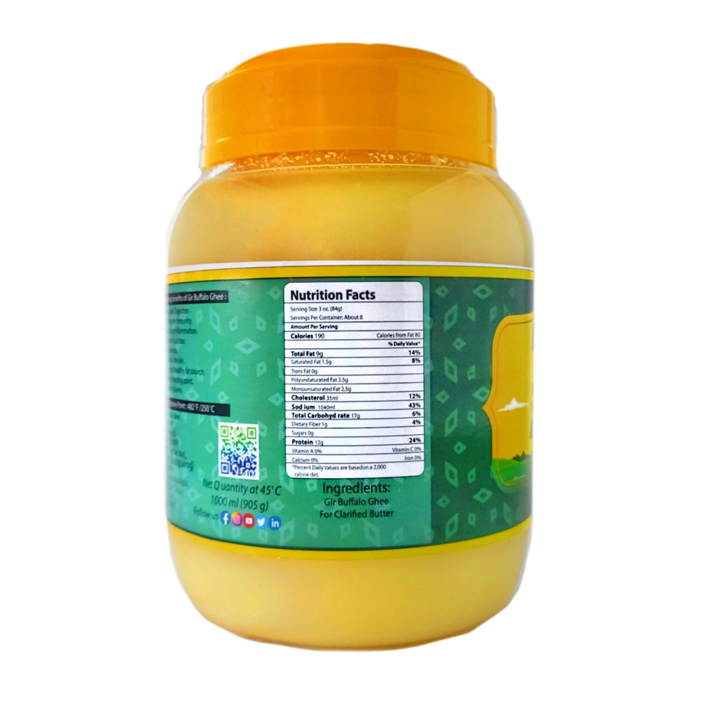 
                  
                    Kapu & Rancho internacional Milk Pure Gir Buffalo Ghee
                  
                