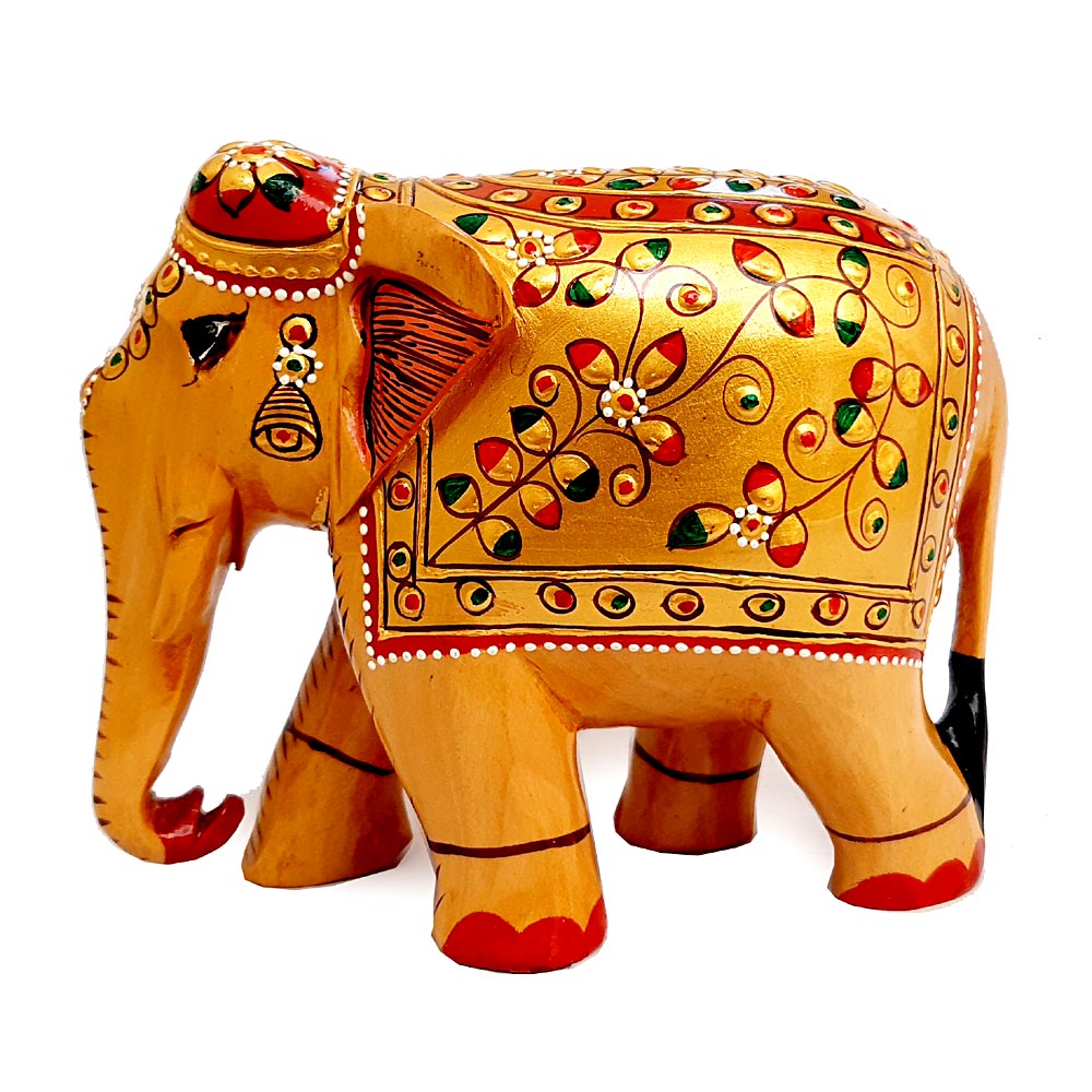 
                  
                    Wooden Elephant Embossed Painting
                  
                
