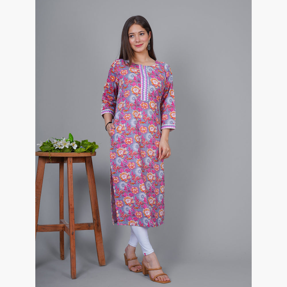 
                  
                    Floral Printed Kurti
                  
                