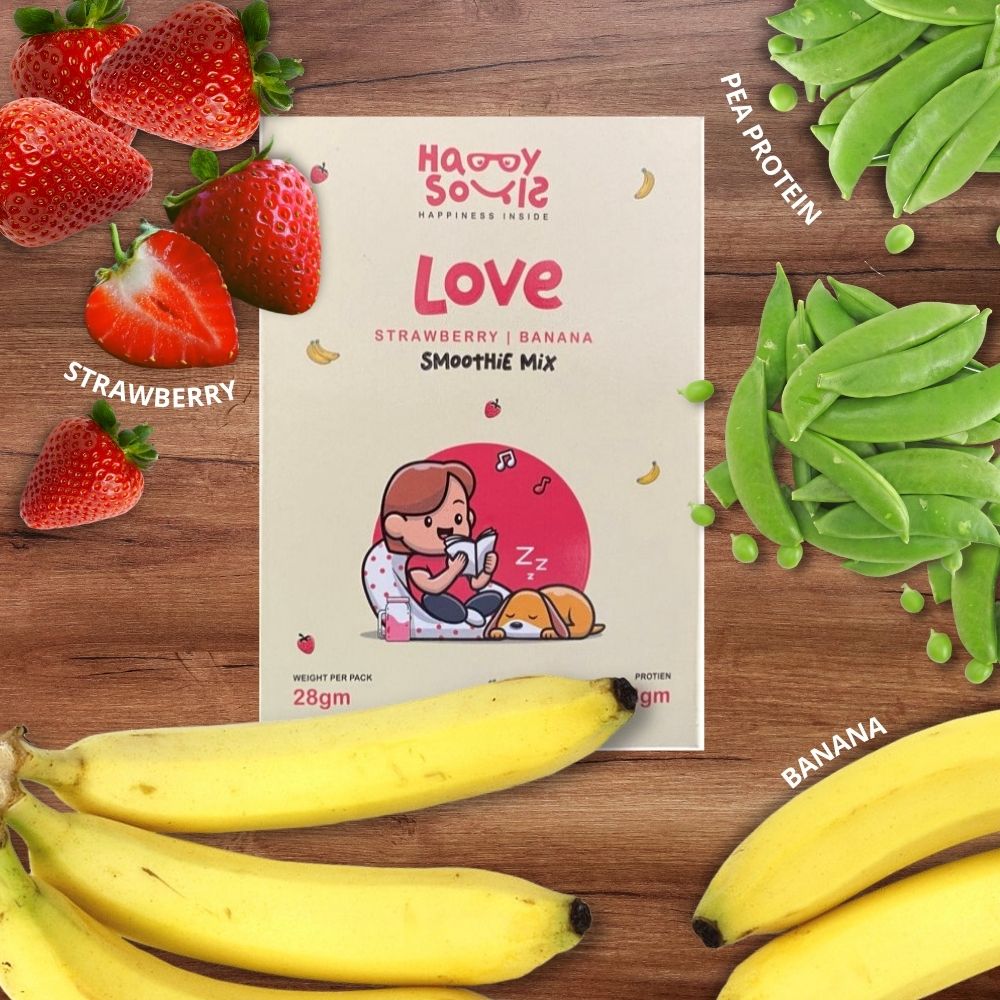 Love Smoothie Mix (Strawberry and Banana) - Pack of 7