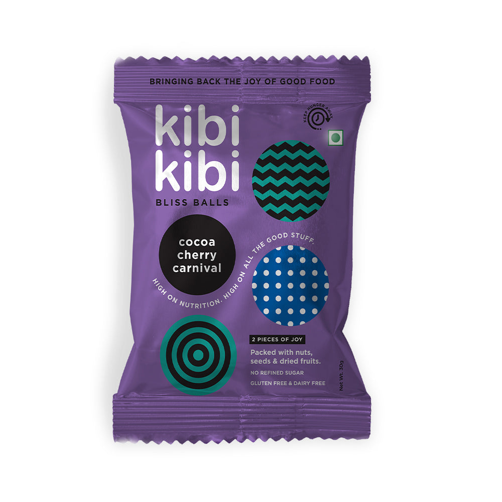 Kibi Kibi Cocoa Cherry Carnival Bliss Balls (Pack of 5)