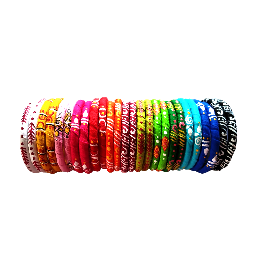 Fabric Bangles Set Kreate