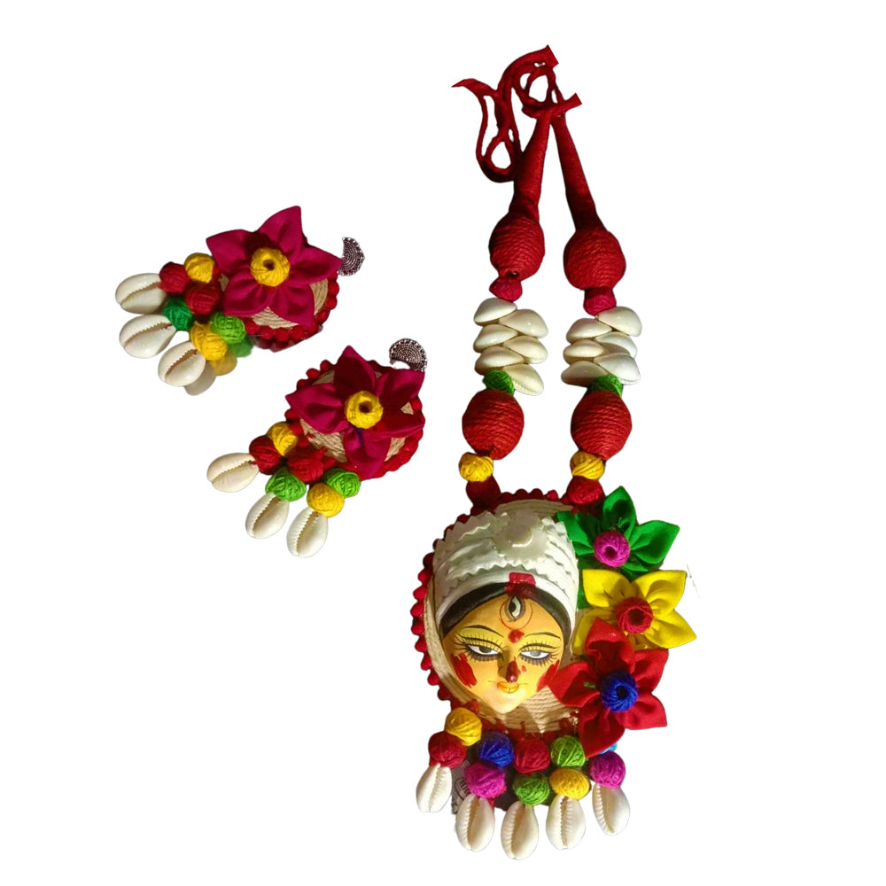 Handmade Durga Long Jewellery Set