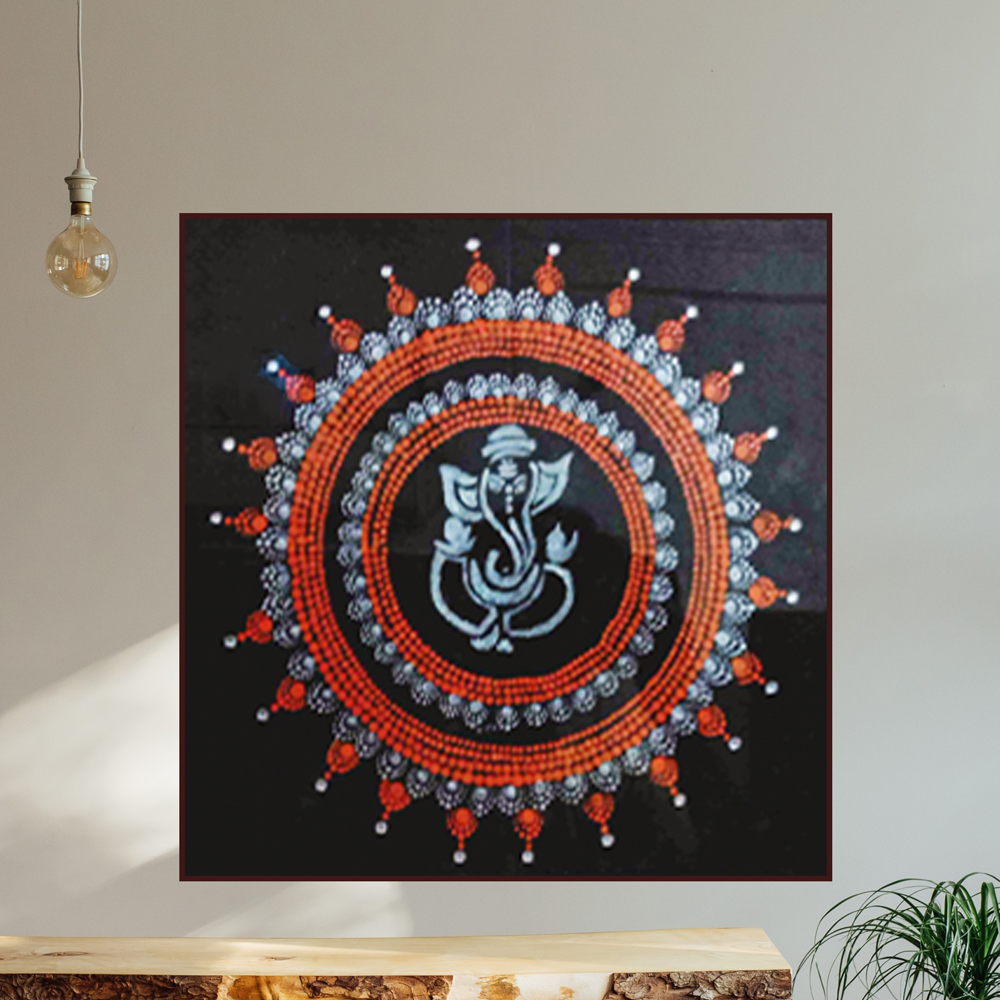 
                  
                    Ganesh Ji - Mandala Art
                  
                