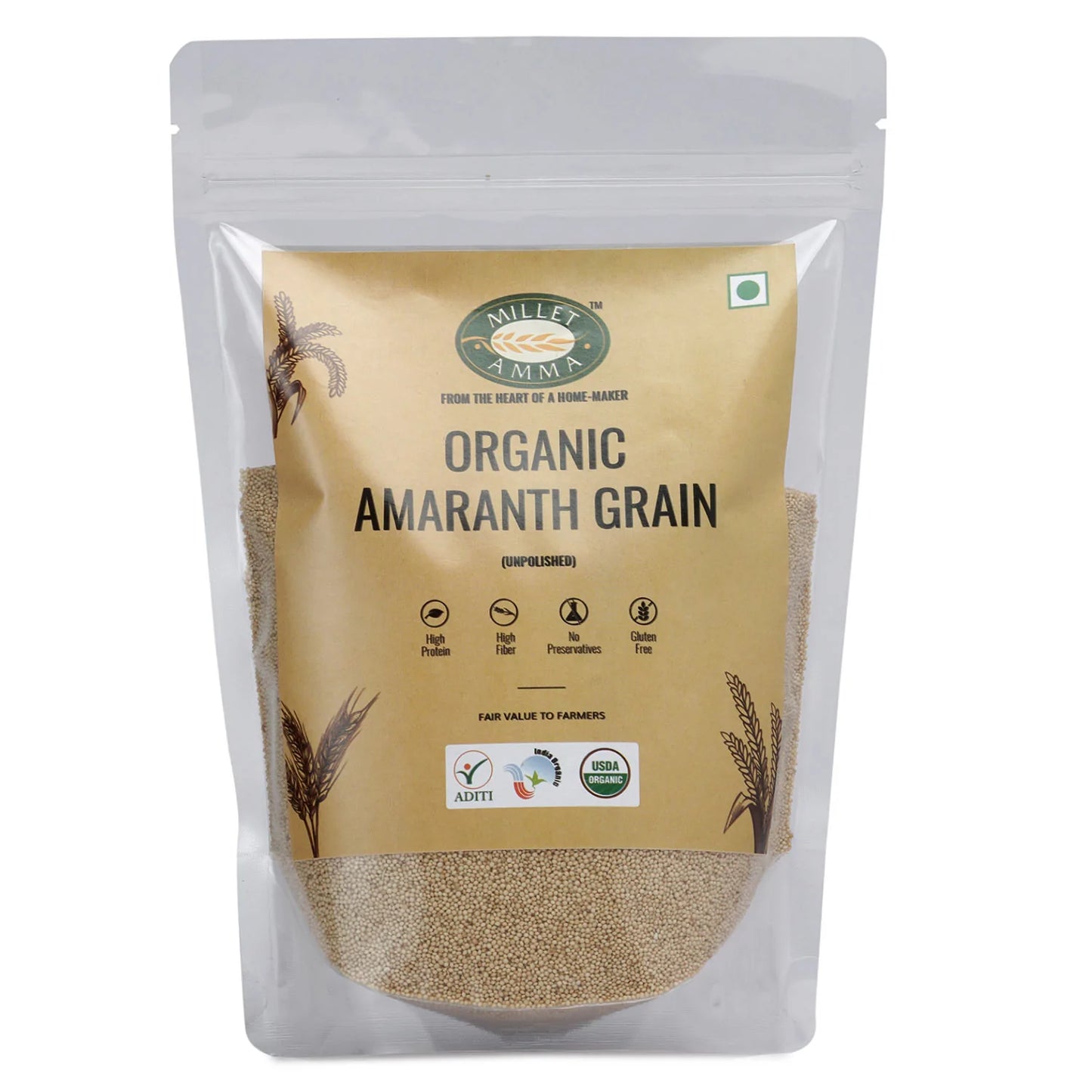 
                  
                    Millet Amma Amaranth Grain Organic (500g)
                  
                