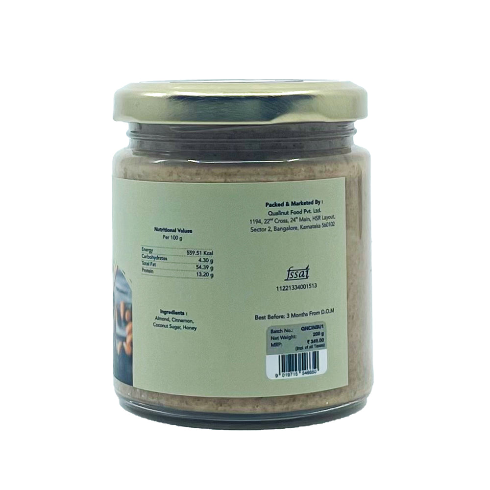 
                  
                    Cinnamon Infused Crunchy Almond Butter (200g)
                  
                