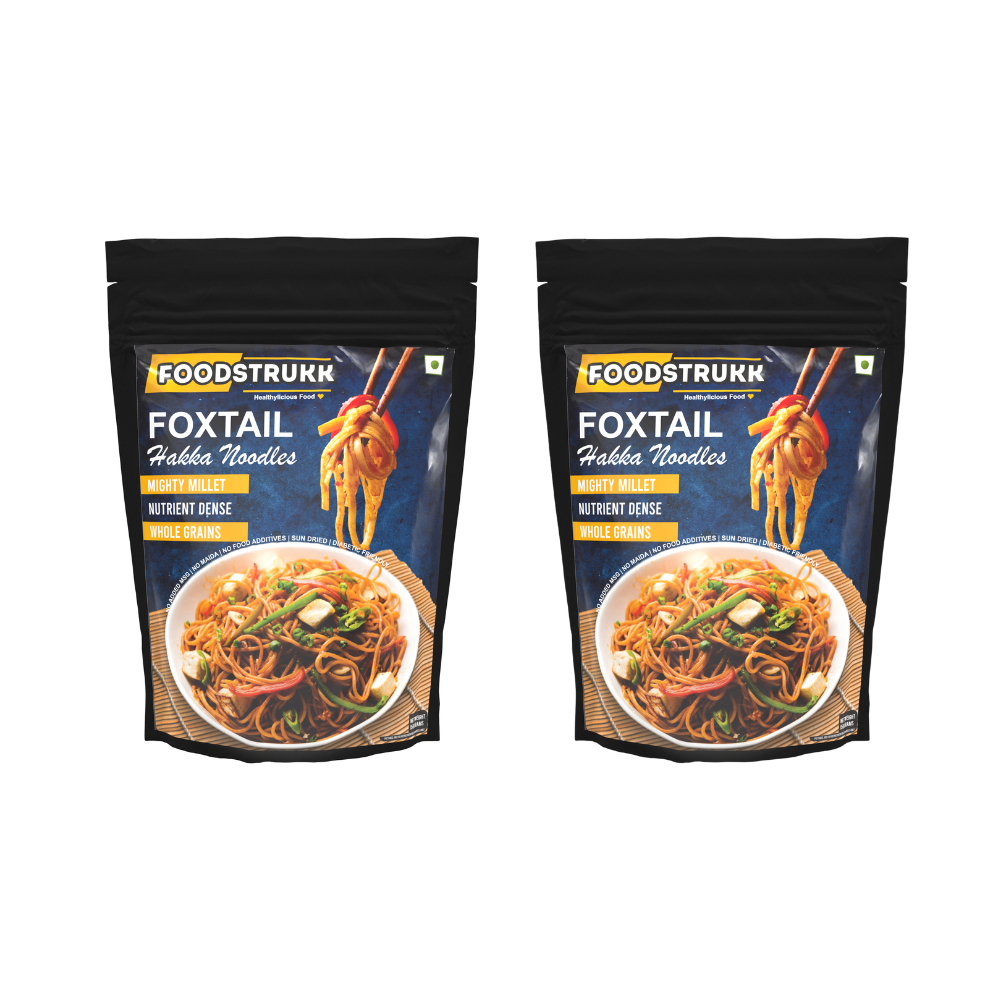 Foodstrukk Millet Noodles - Foxtail Millet Noodles (Pack of 2) - 175g