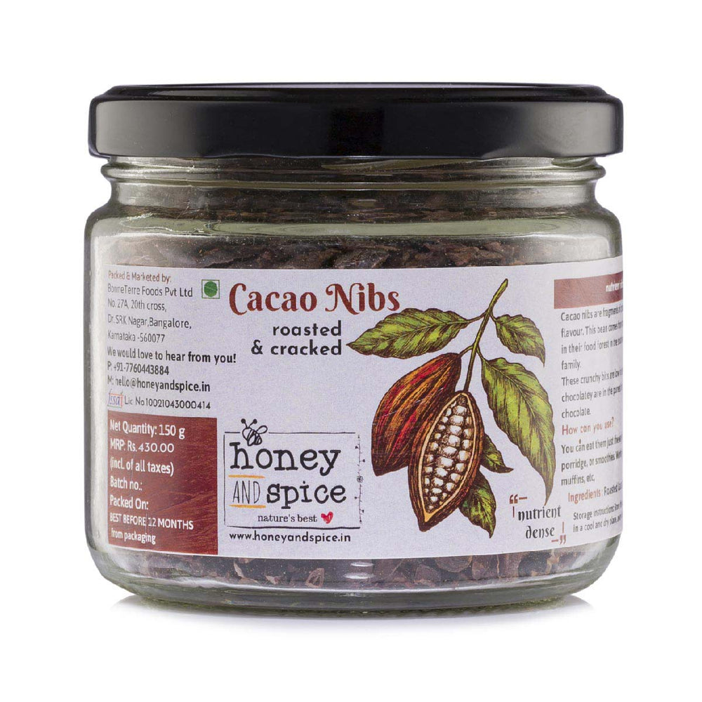 Honey and Spice Cacao Nibs (150g)