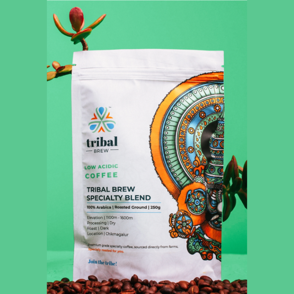 Tribal Brew Specialty Blend : Low Acidic Coffee (250g)