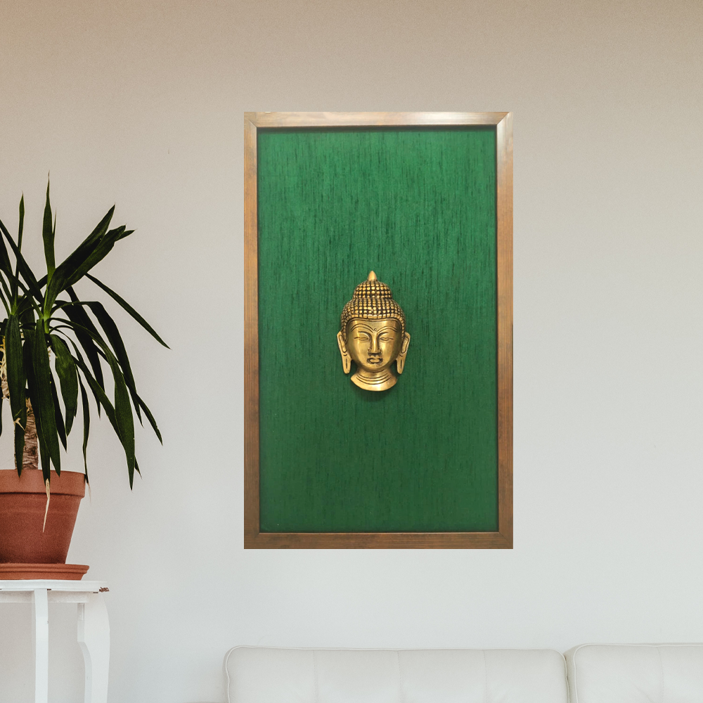 Buddha on Bright Green