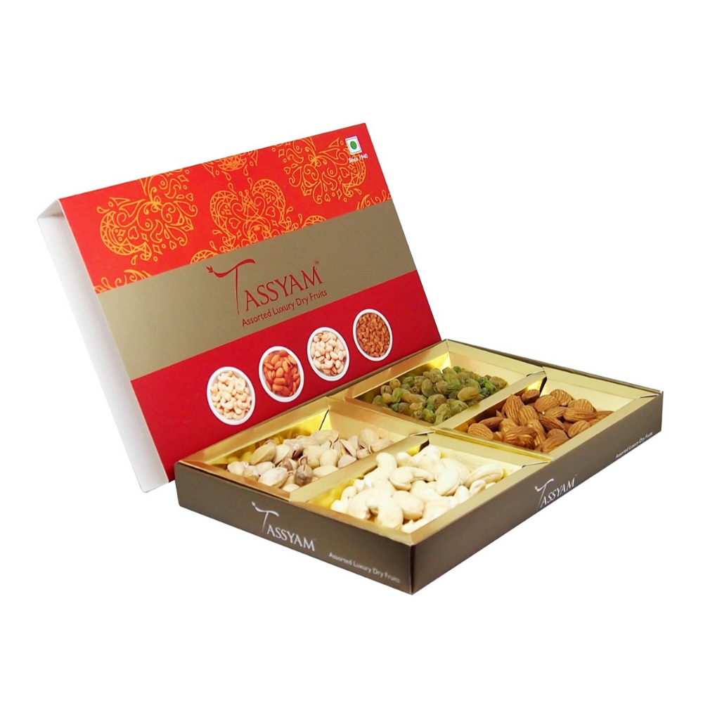 
                  
                    Tassyam Diwali Dry Fruit Box (200g)
                  
                