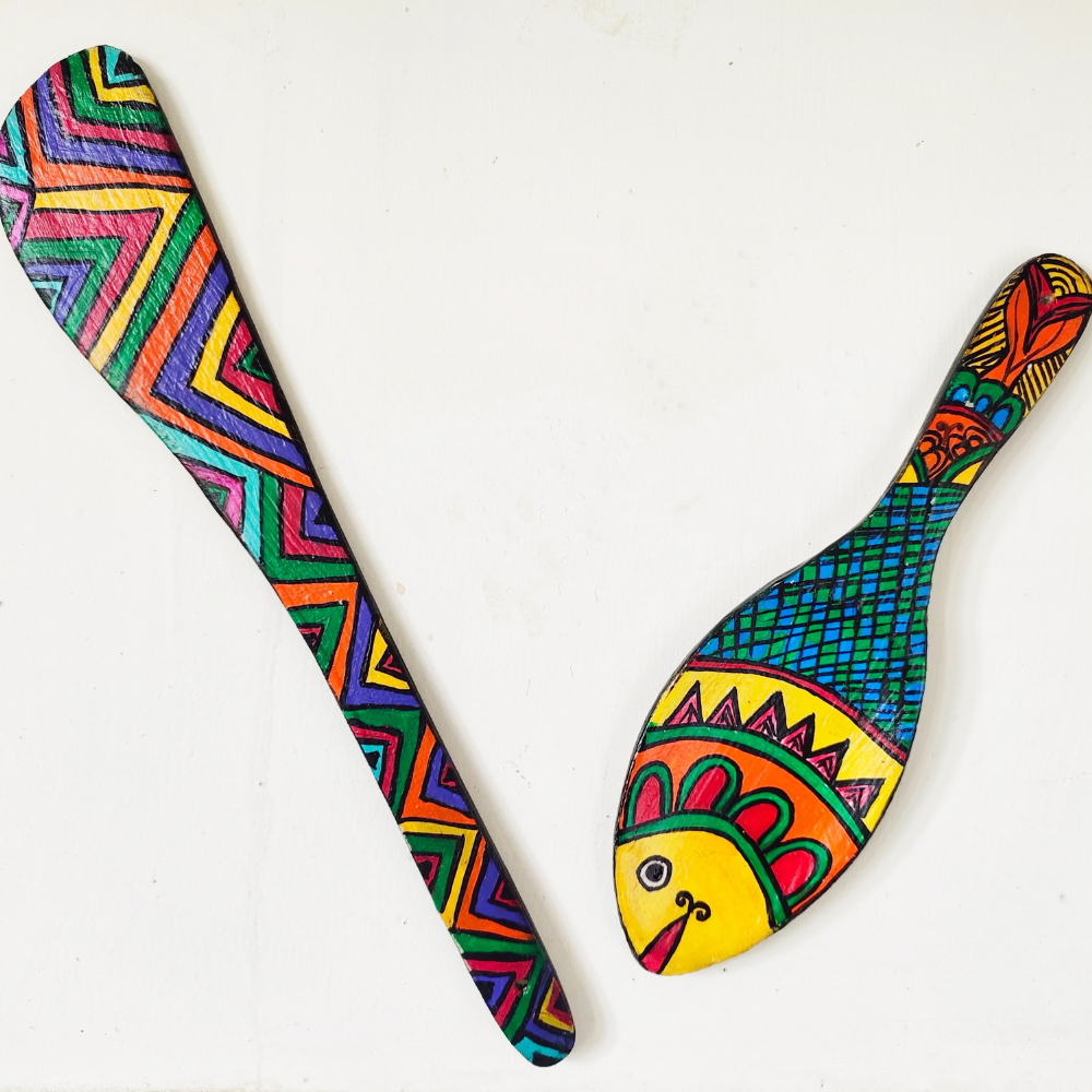 
                  
                    Hand-painted Wooden Spatula
                  
                