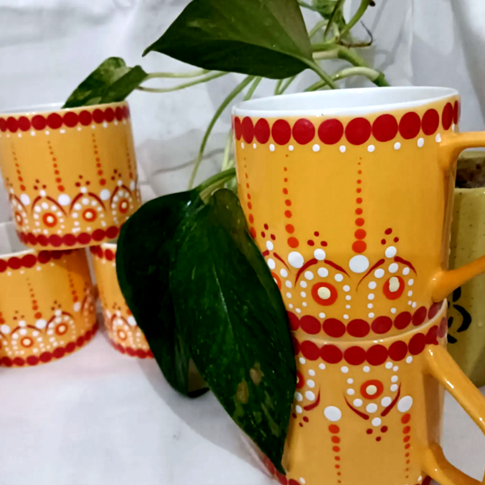 
                  
                    Mandala Artwork Ceramic Cups (Set of 6)
                  
                