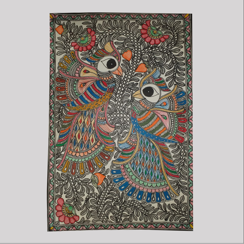 
                  
                    Handmade Madhubani Wall Art
                  
                