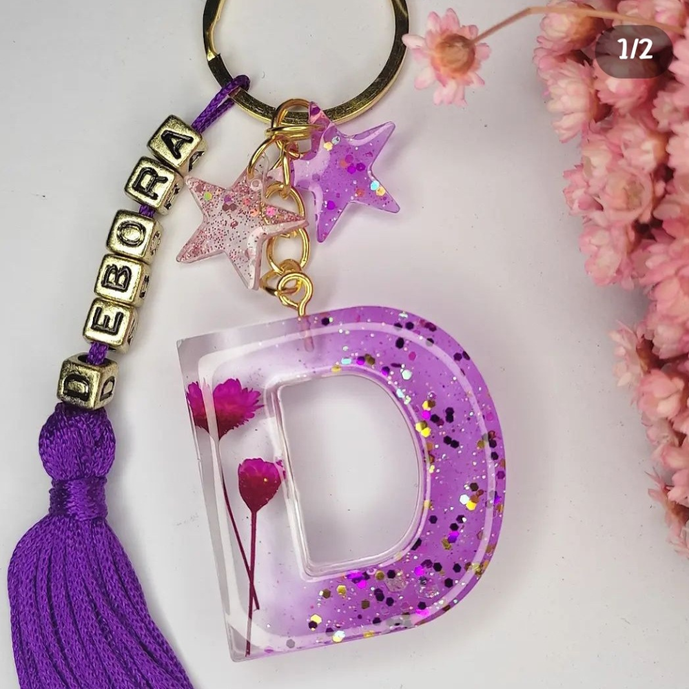 Customized Letter Keychain