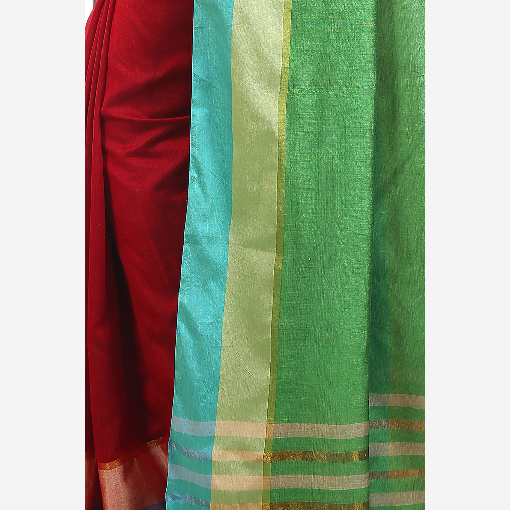 
                  
                    Pure Cotton Silk Handloom Saree
                  
                