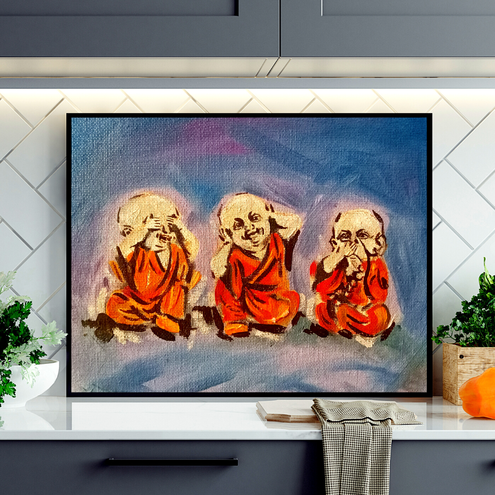 
                  
                    Three Buddha Oil Painting
                  
                