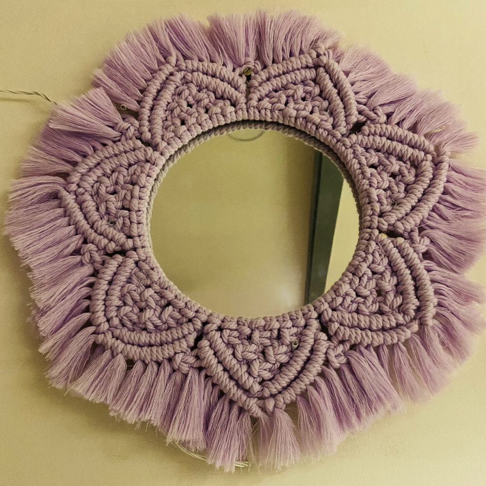 Macramé Mandala Mirror