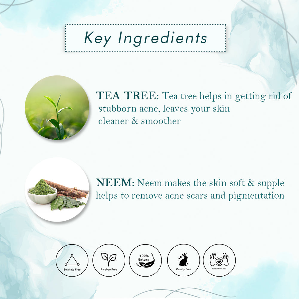 
                  
                    Tea Tree and Neem Cleansers Combo (300ml)
                  
                