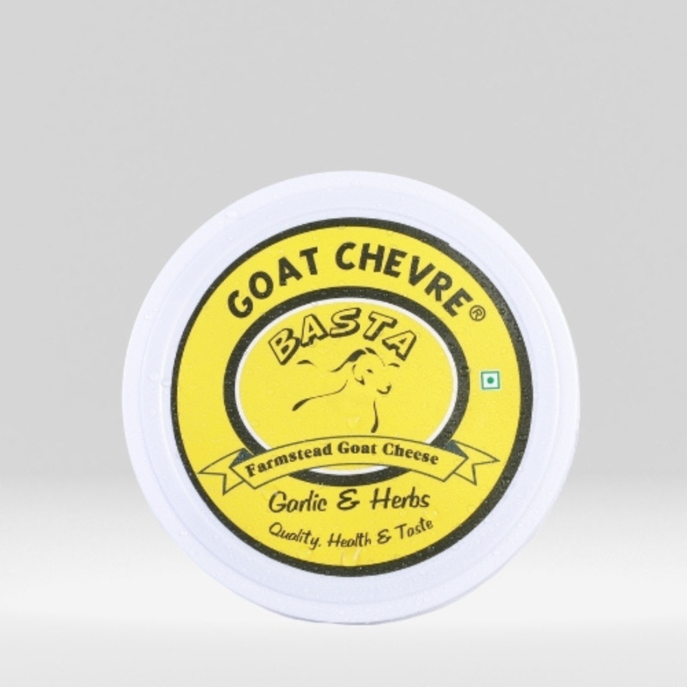 Goat Cheese | Basta-Goat Chèvre Garlic & Herbs (100g)