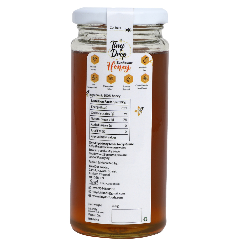 
                  
                    Tiny Dot Foods Sunflower Honey (300g)
                  
                