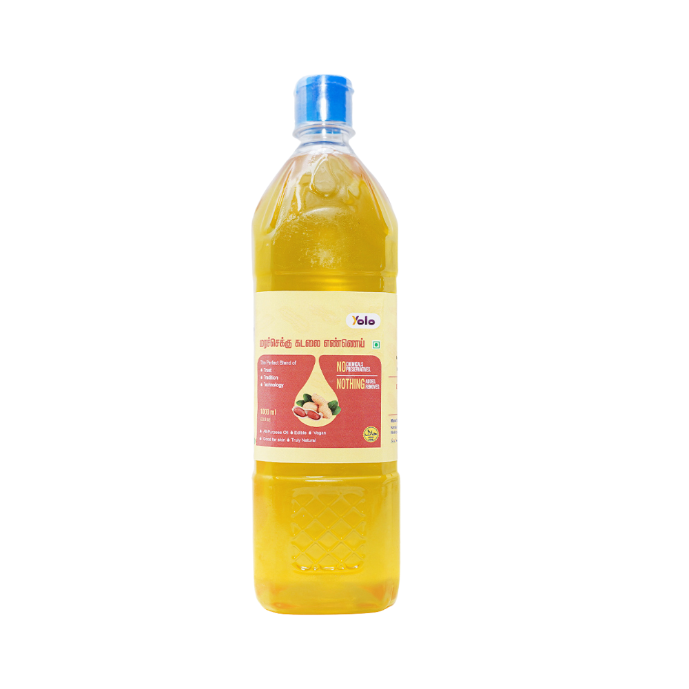 Cold Pressed Groundnut Oil (1000ml)