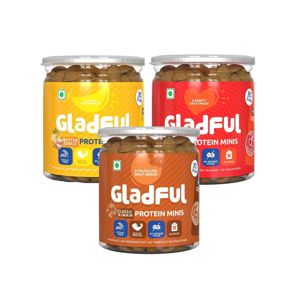 
                  
                    Gladful Savoury Protein Mini Cookies Biscuits
                  
                