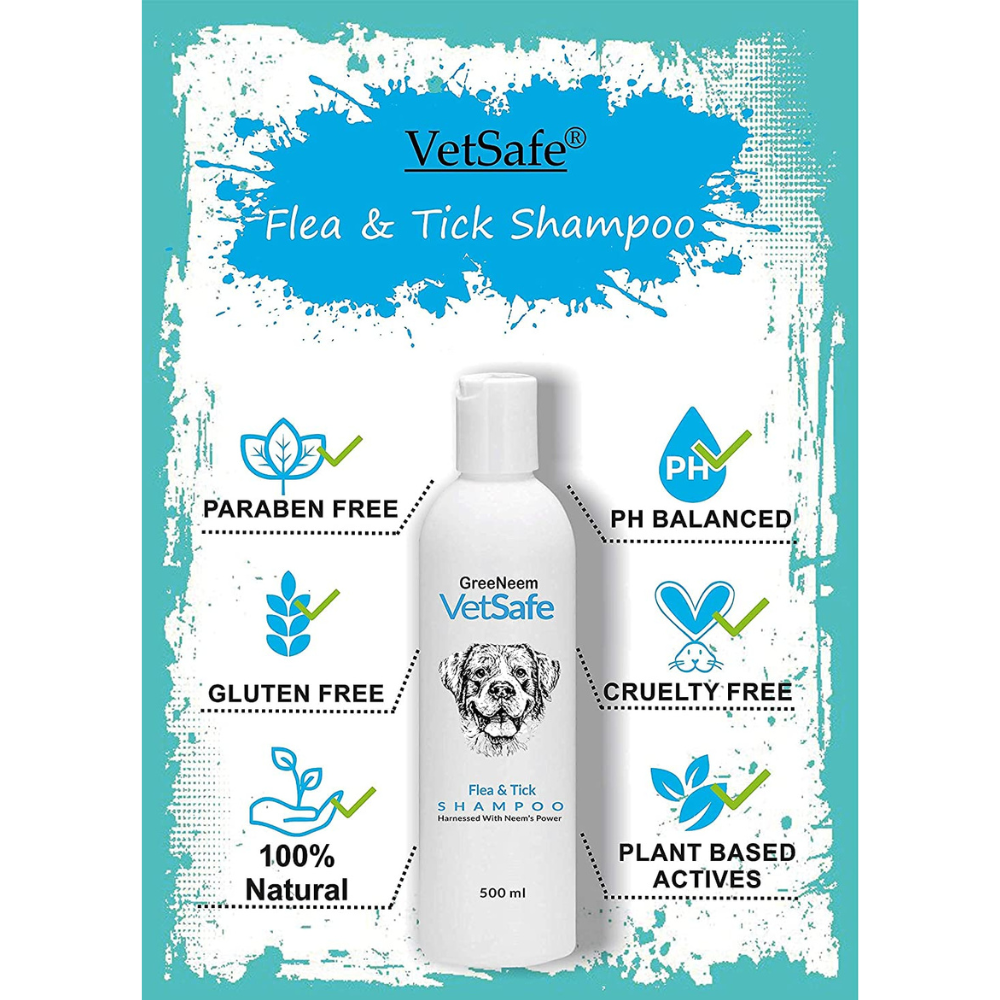 
                  
                    VetSafe Flea and Tick Shampoo (500ml)
                  
                