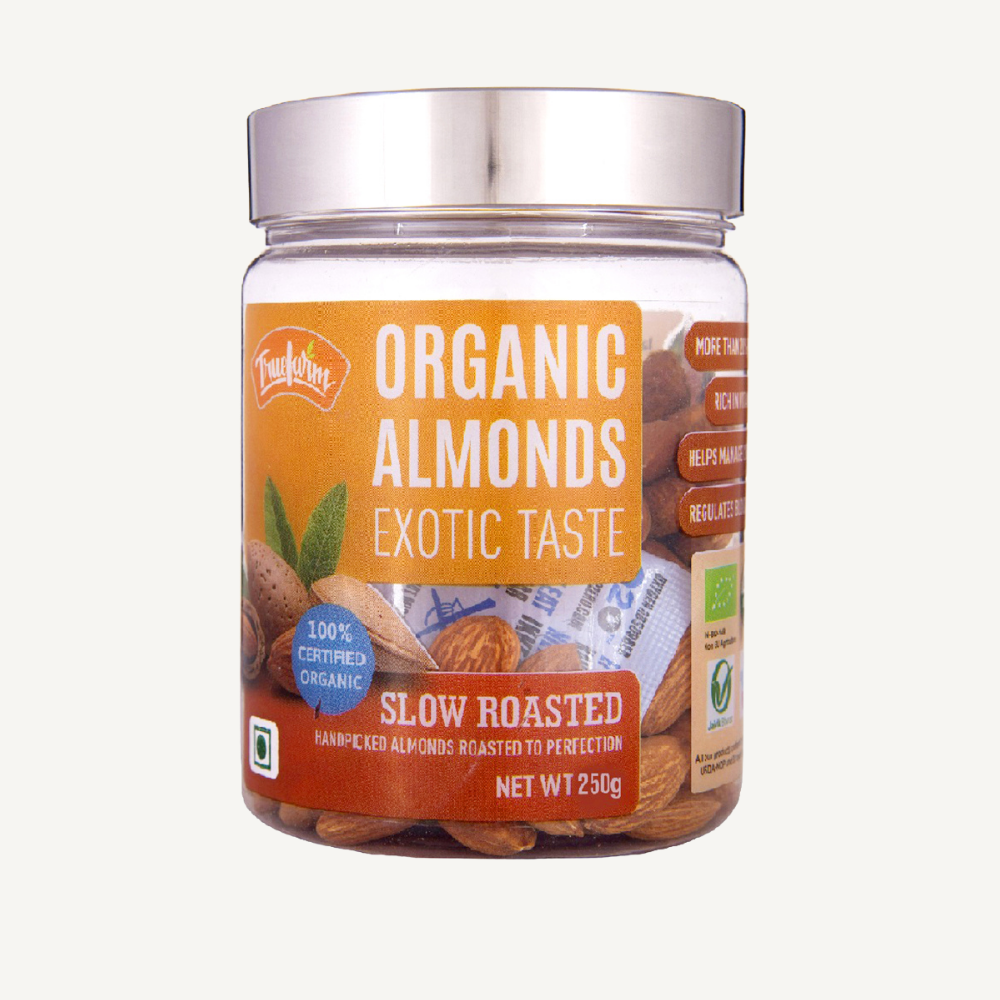 
                  
                    Truefarm Foods Organic Roasted Almonds (250g)
                  
                