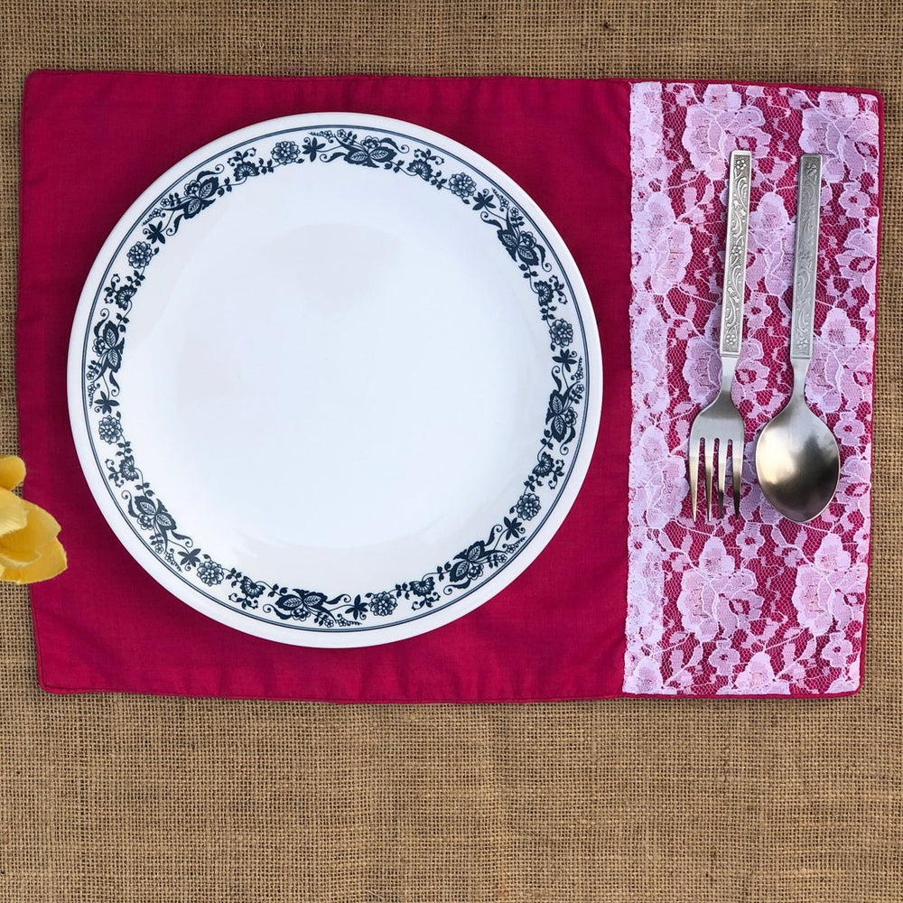 
                  
                    Heart Pink Cotton Placemats (Set of 6)
                  
                