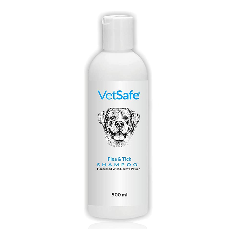 VetSafe Flea and Tick Shampoo (500ml)
