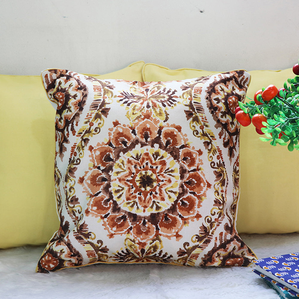 
                  
                    Brown & Yellow Cotton Flora Bloom Cushion Covers (Set of 3)
                  
                