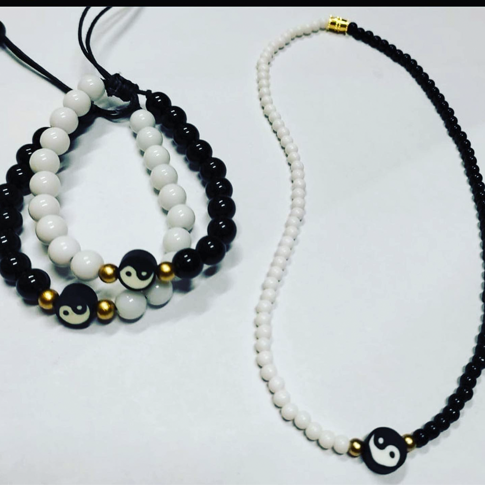 Yin-Yang Bracelet & Necklace