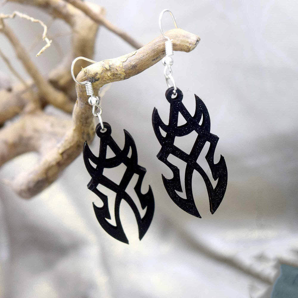 New Double Arrow Theme Wooden Earrings for Women