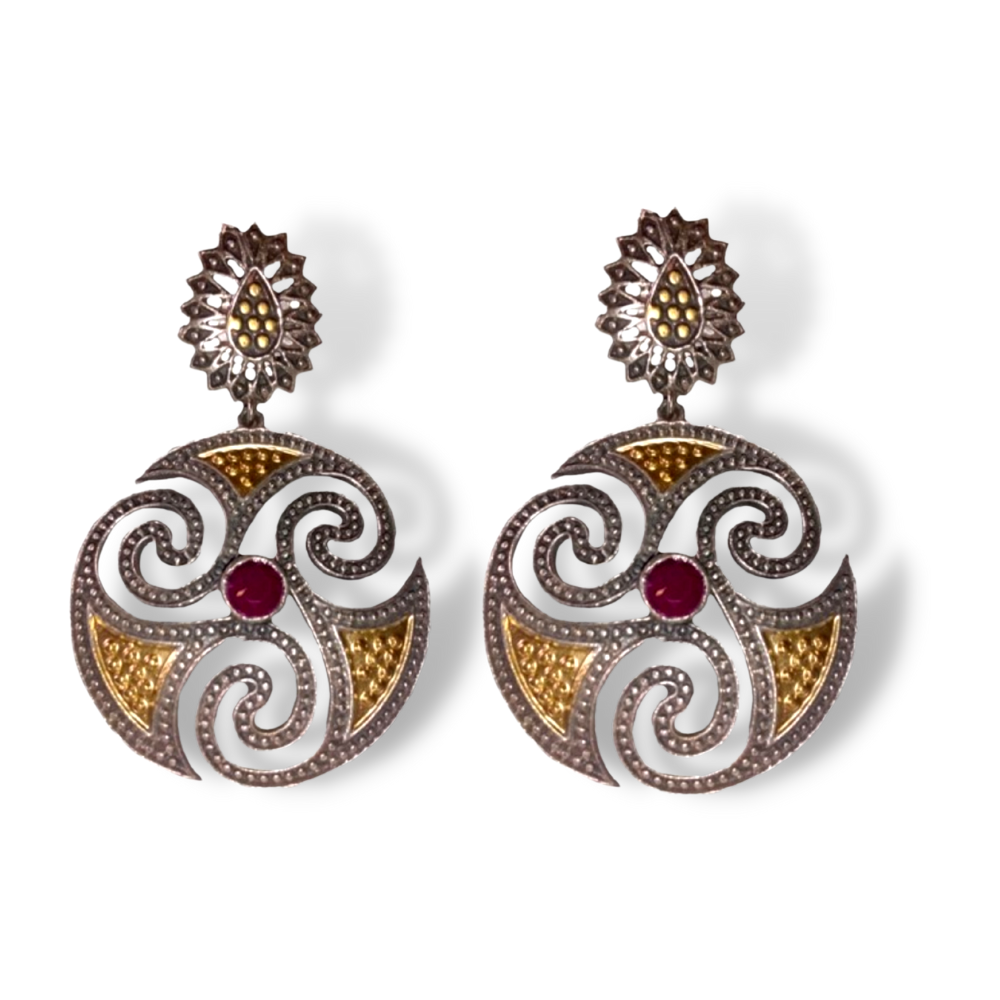 Ethnic Premium Oxidised Earrings