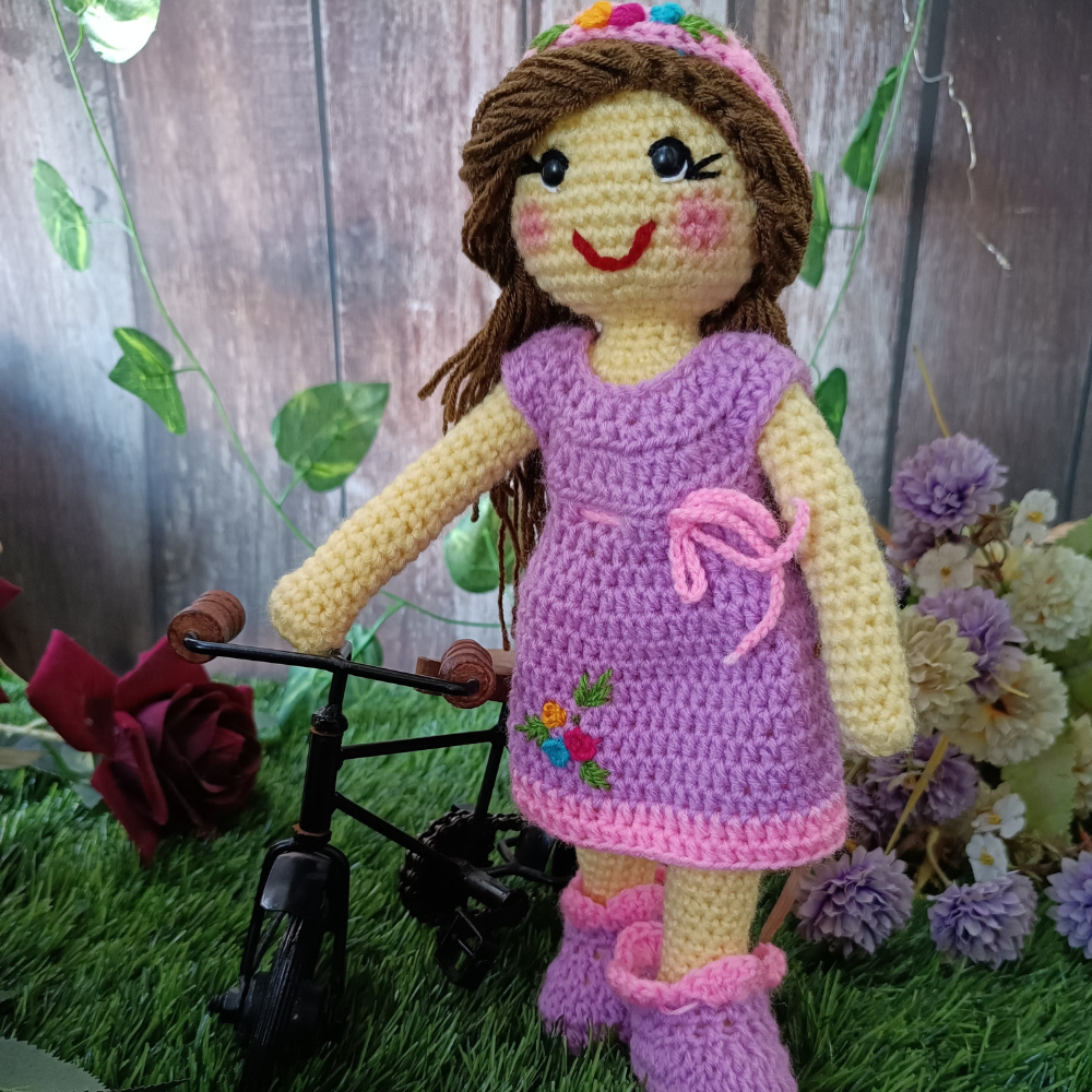 
                  
                    Hand-Crocheted Doll
                  
                