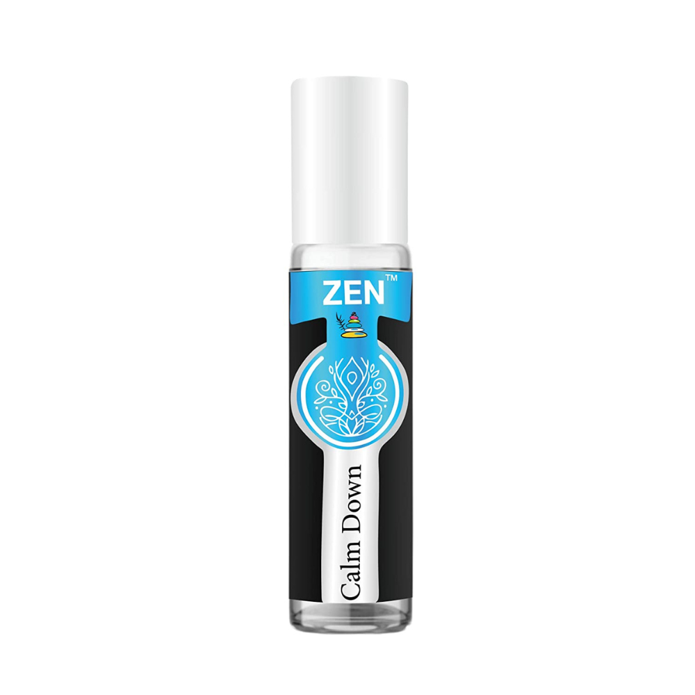 
                  
                    Zen Calm Down Roll On for Relaxation, Stress with Essential Oils (10ml)
                  
                