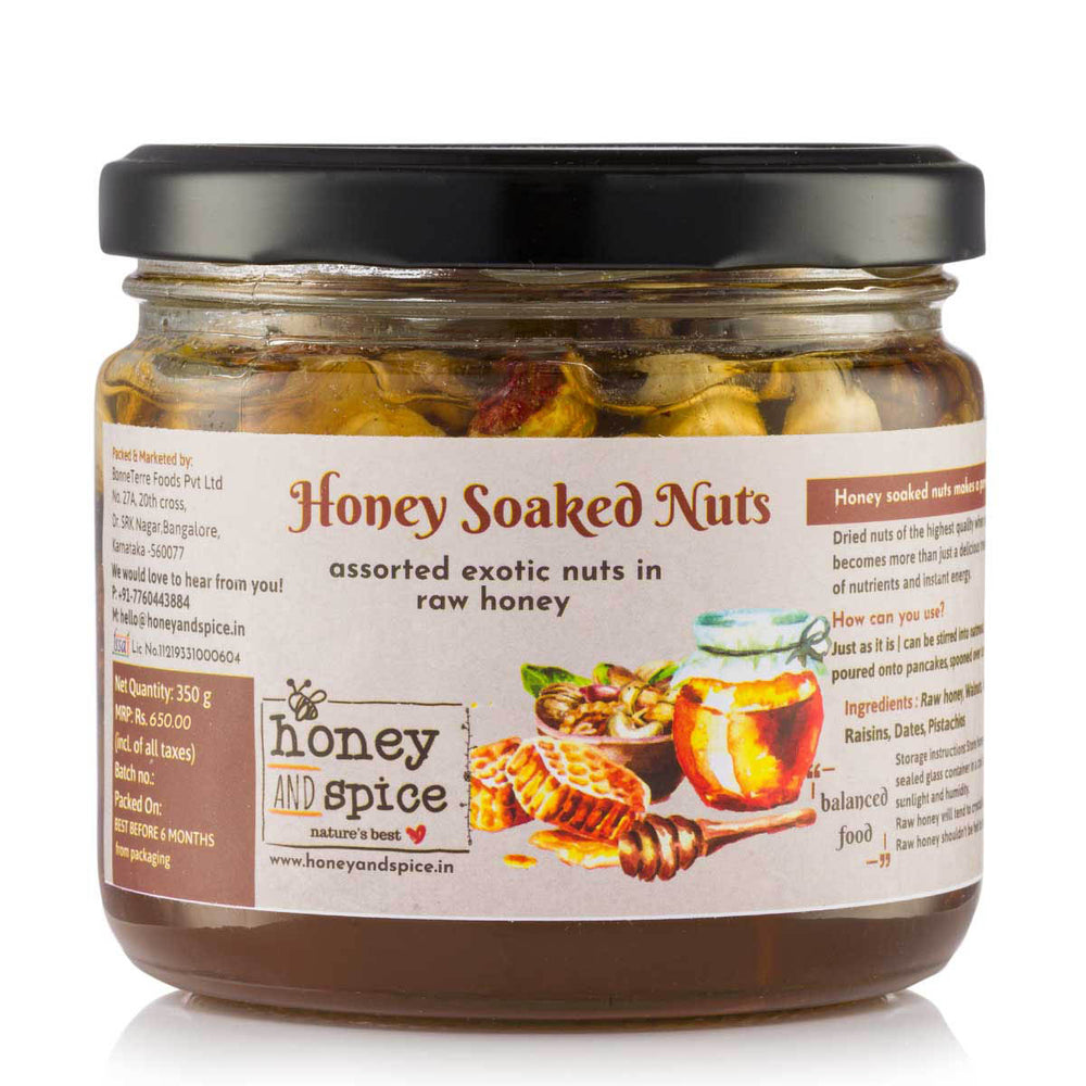 Honey and Spice Nuts in Honey (350g)