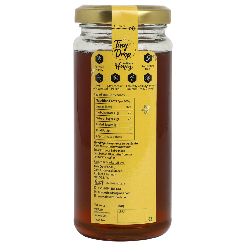 
                  
                    Tiny Dot Foods Multi Flora Honey (300g)
                  
                