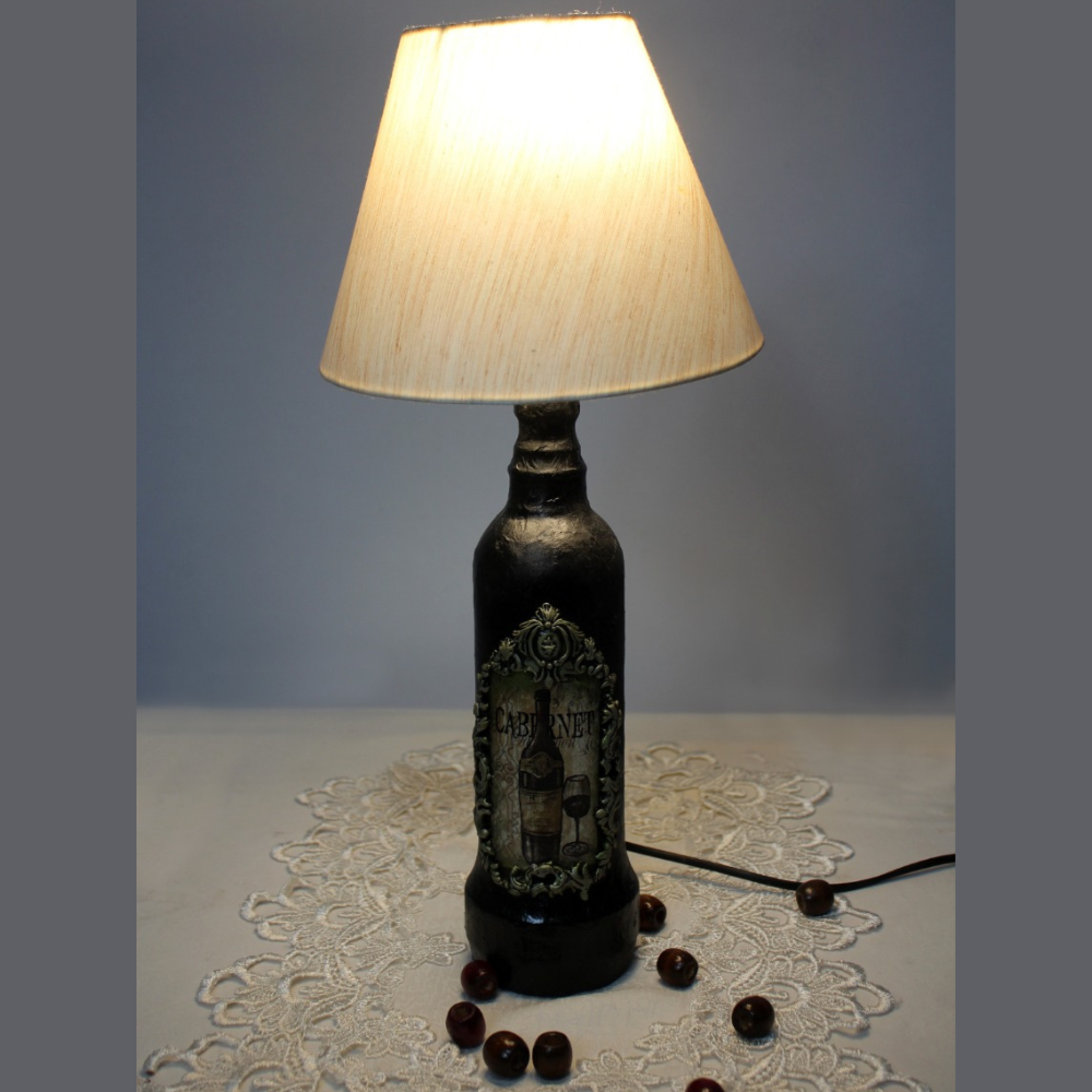 
                  
                    Decoupage Electric Bottle Lamp
                  
                