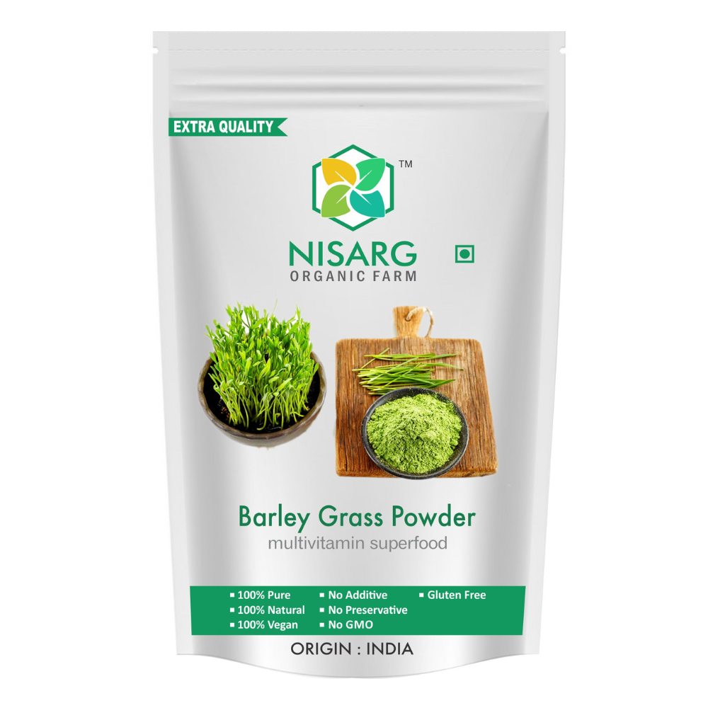 
                  
                    Nisarg Organic Farm Barley Grass Powder
                  
                