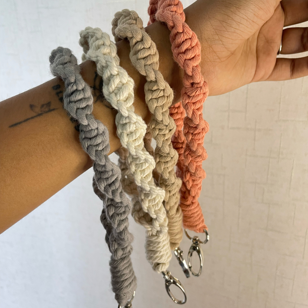 
                  
                    Macrame Wristlet
                  
                